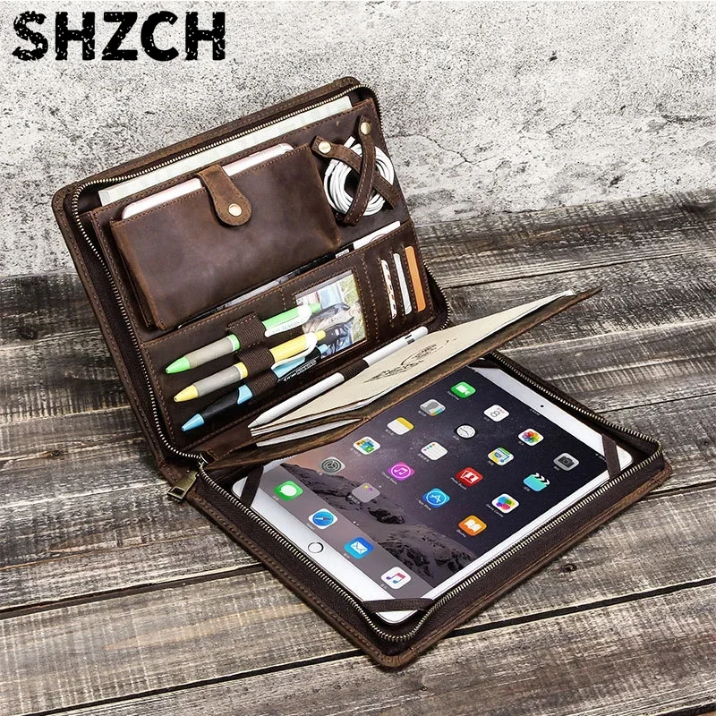 Tech Accessories Types - Leather Tablet Storage Bag for Apple