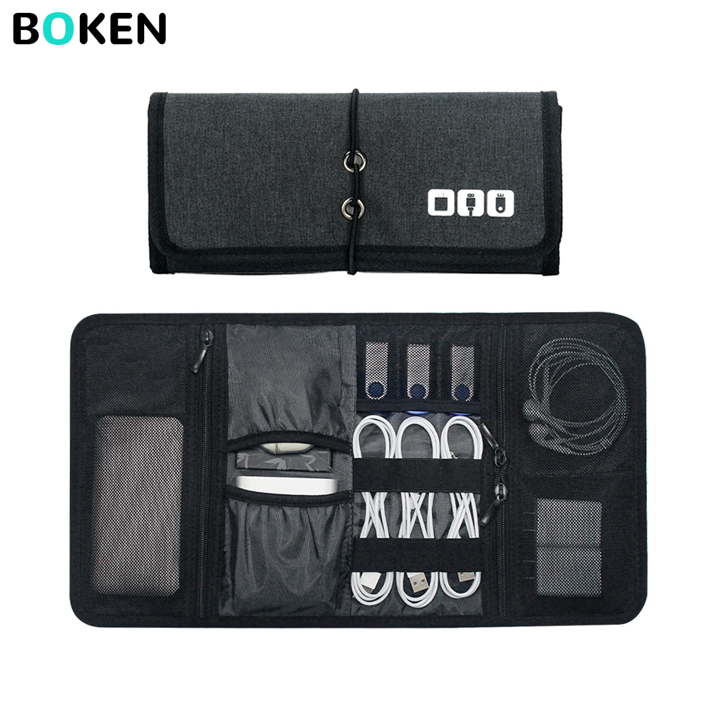 Tech Accessories Travel Case - Tech Organizer Bag Cable Storage Case