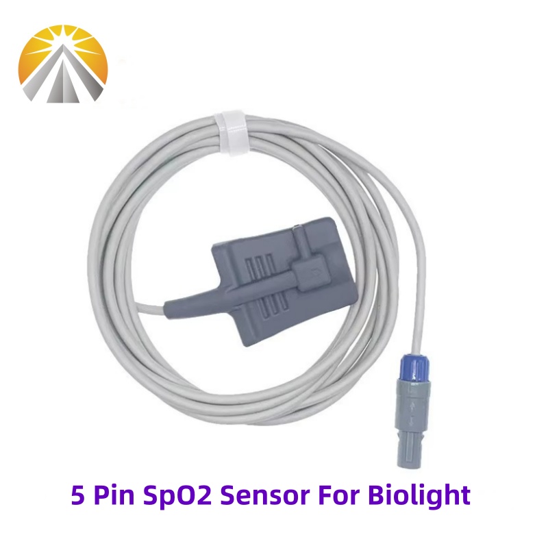 Tech Accessories Types - 5 Pin For Biolight SpO2 Sensor