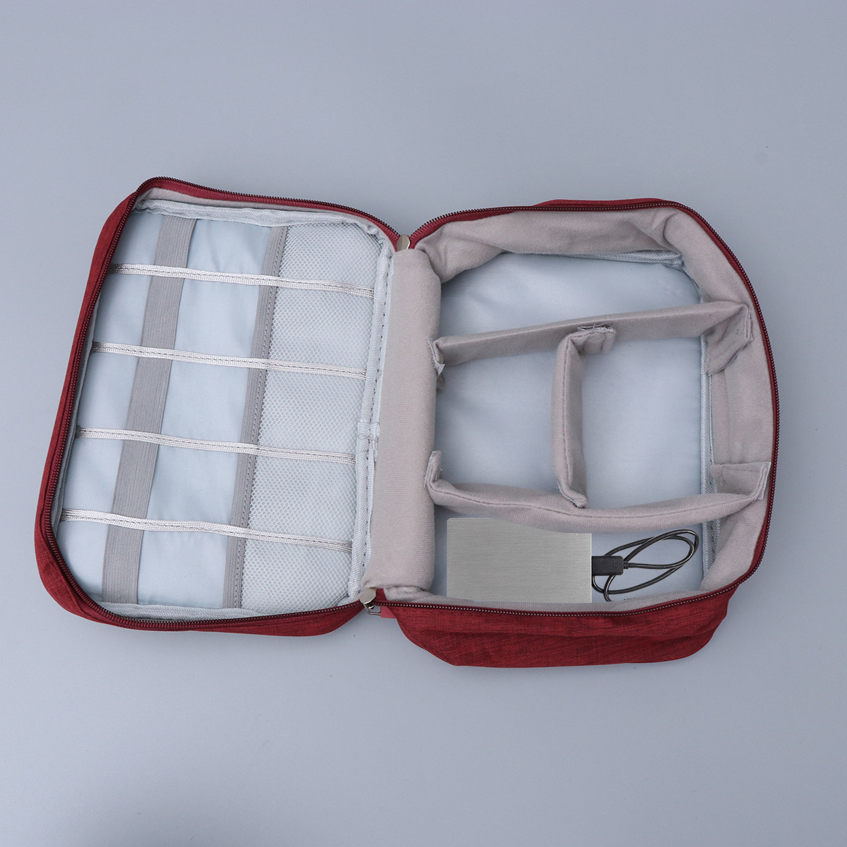 Tech Accessories Travel Case - Travel Storage Bag Data Cable Organizer