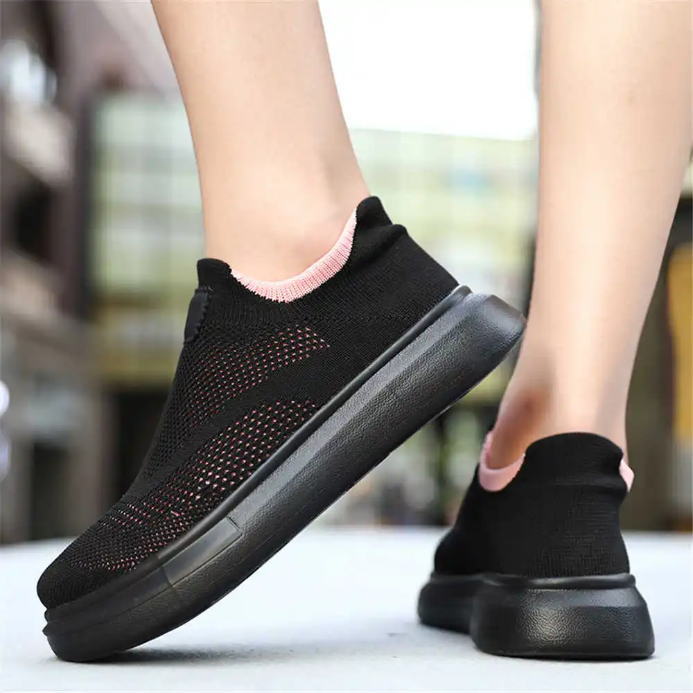 Tech Trend Accessories - Platform Stockings Brown Shoes For Woman