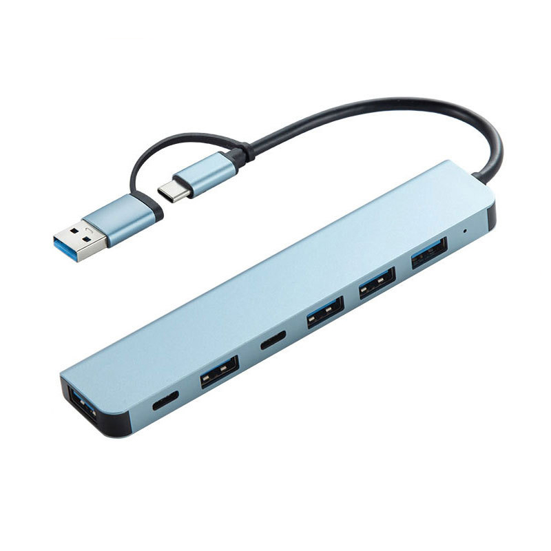 7 Ports USB 3.0 Type C Hub 7 i - Usb Hub 7 Port recension och pris
