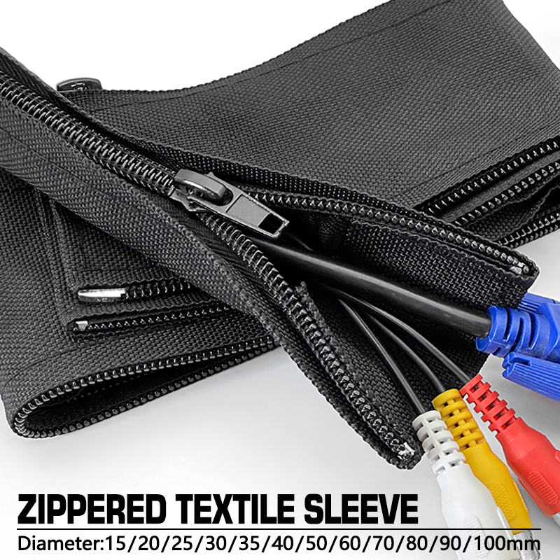 Zipper Cable Sleeve Waterproof - Cable Sleeve Neoprene recension och pris