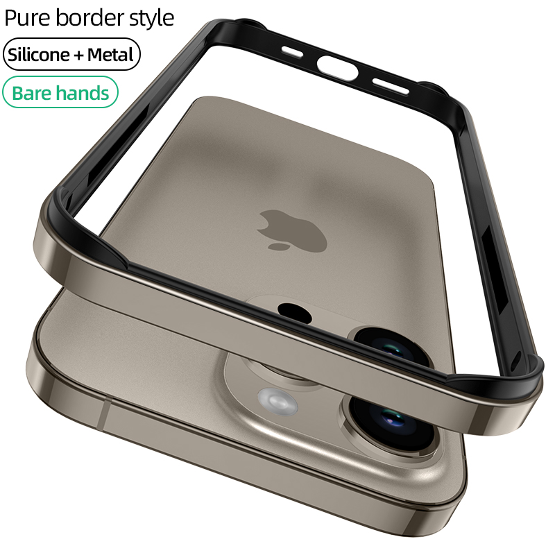 Natural Titanium Gray Bumper C - Tech Accessories Iphone recension och pris