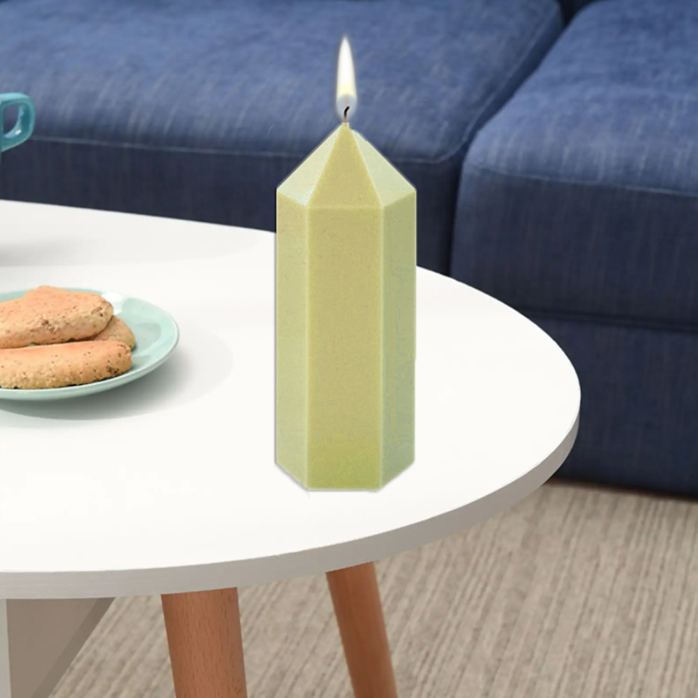 3D Hexagonal Column Candle Mol - Unique Tech Accessories recension och pris