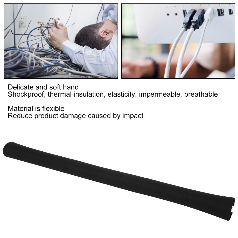 Neoprene Cable Management Slee - Cable Sleeve Neoprene recension och pris