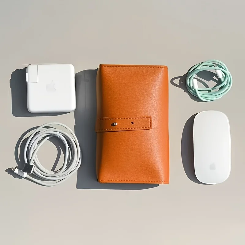 yesPU Leather Multi-Compartmen - Tech Accessories Travel Case recension och pris