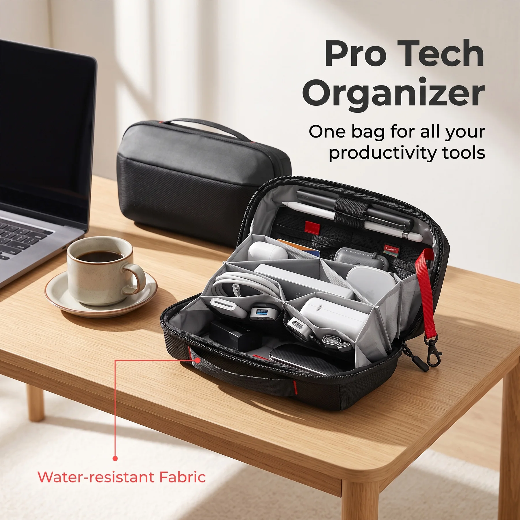 Travel Tech Organizer Pouch, W - Tech Accessories Shop recension och pris
