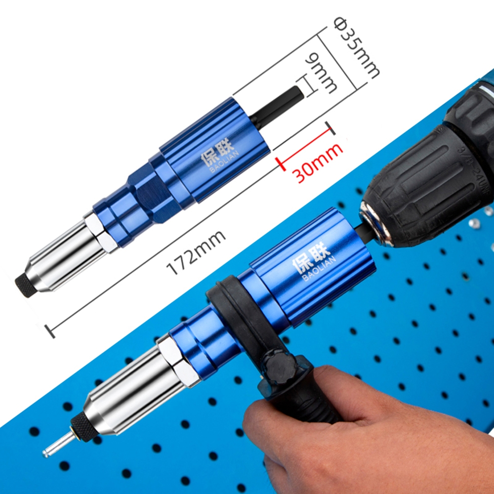 Electric Rivet Gun Adapter wit - Unique Tech Accessories recension och pris