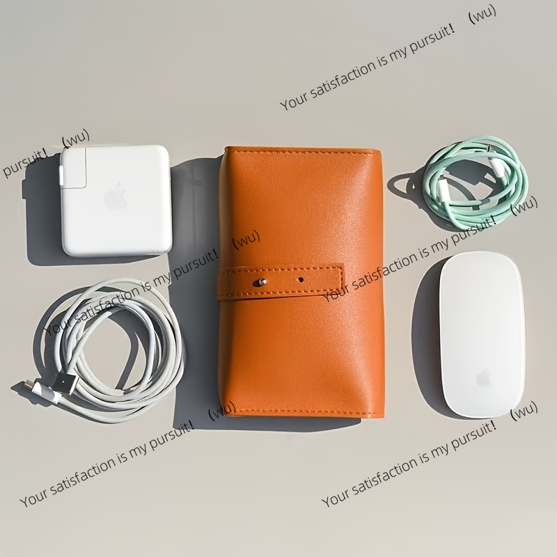 1pc PU Leather Multi-Compartme - Tech Accessories Travel Case recension och pris