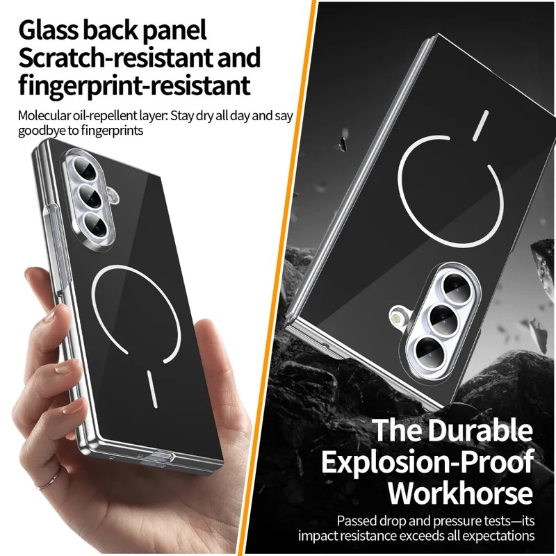 Glass Magnetic Folding Phone C - Tech Protect Accessories recension och pris