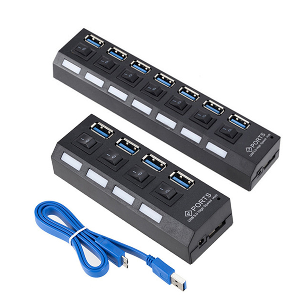 USB 3.0 Hub 5Gbps High Speed M - Usb Hub 7 Port recension och pris