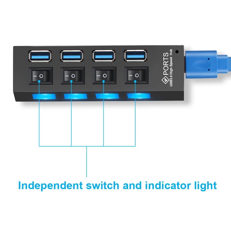 USB 3.0 Hub 5Gbps High Speed M - Usb Hub 7 Port recension och pris