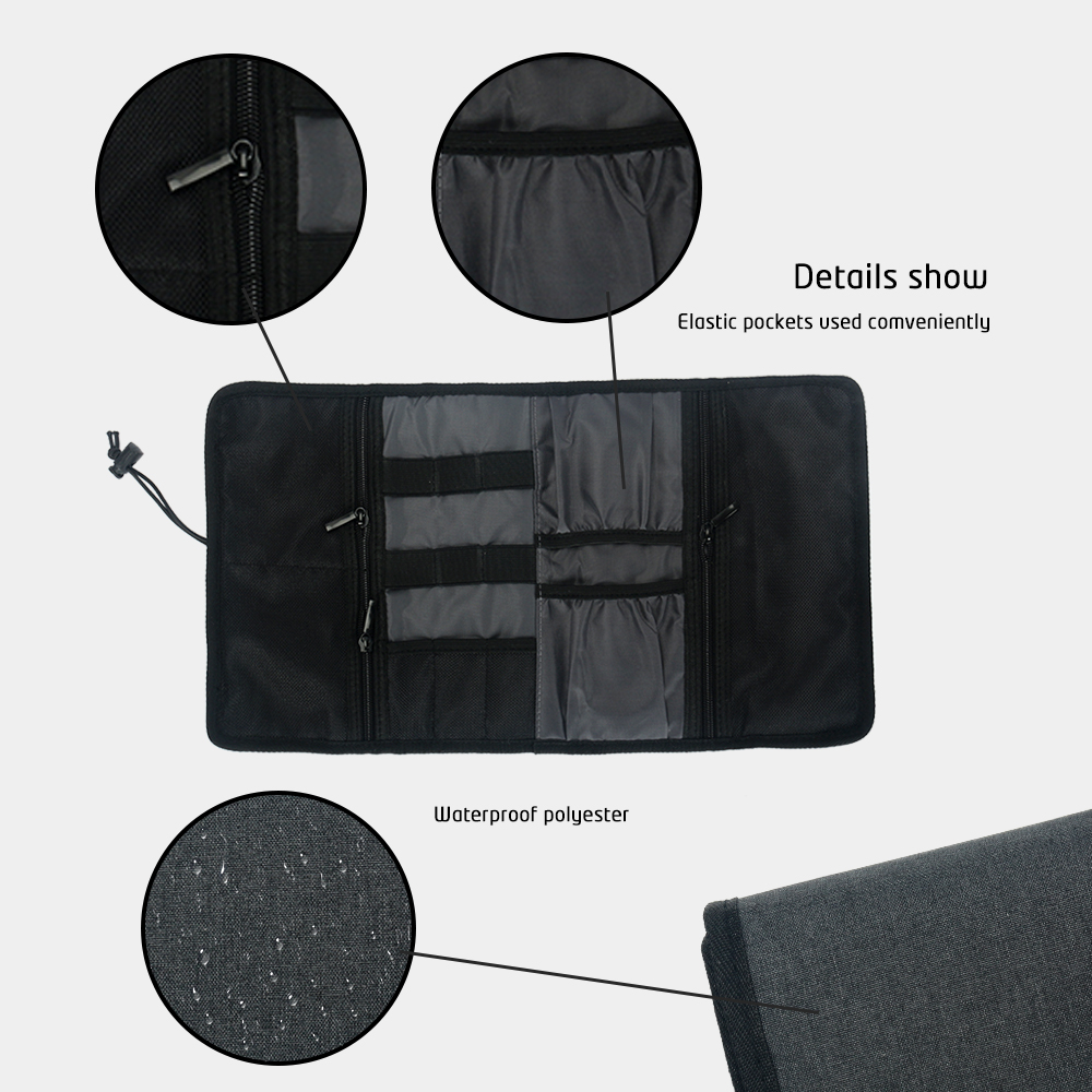 Travel Cable Storage Bag，Elect - Tech Accessories Travel Case recension och pris