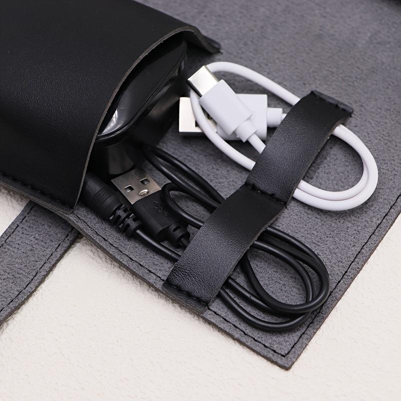 1PC PU Leather Multi-Compartme - Tech Accessories Travel Case recension och pris