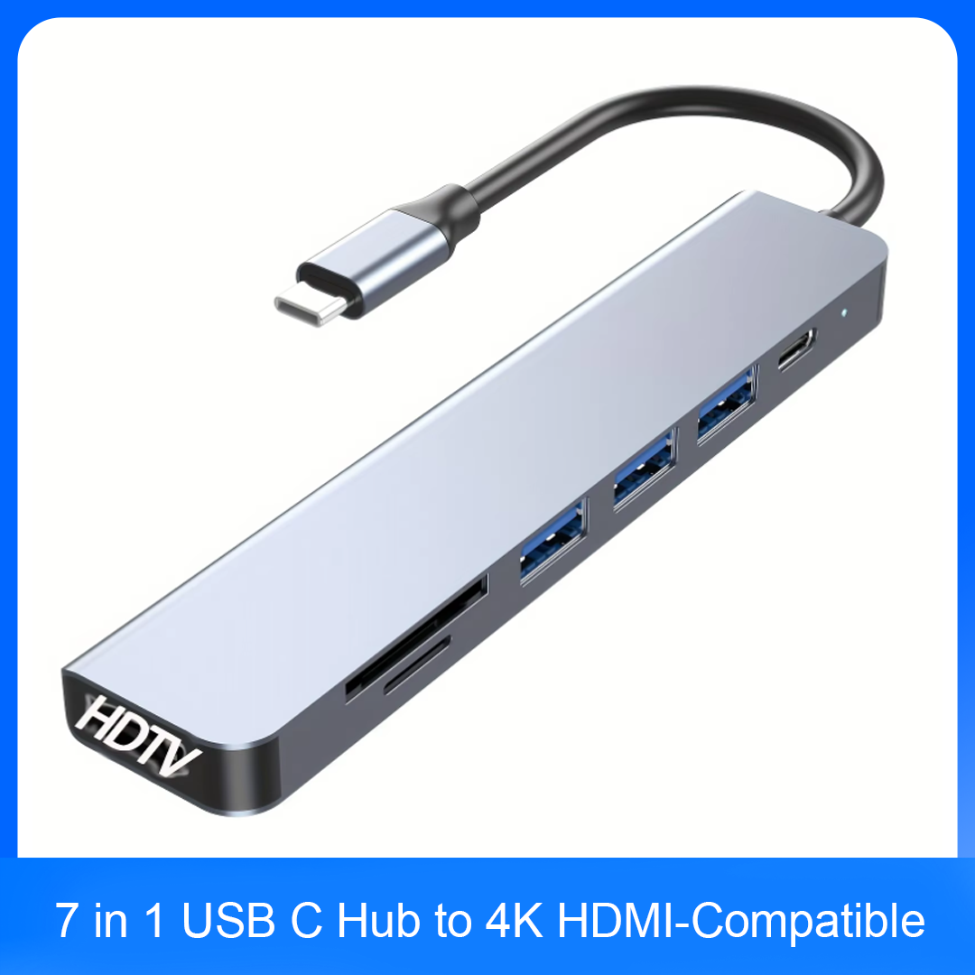 7 in 1 USB C Hub to 4K HDMI-Co - Usb Hub 7 Port recension och pris