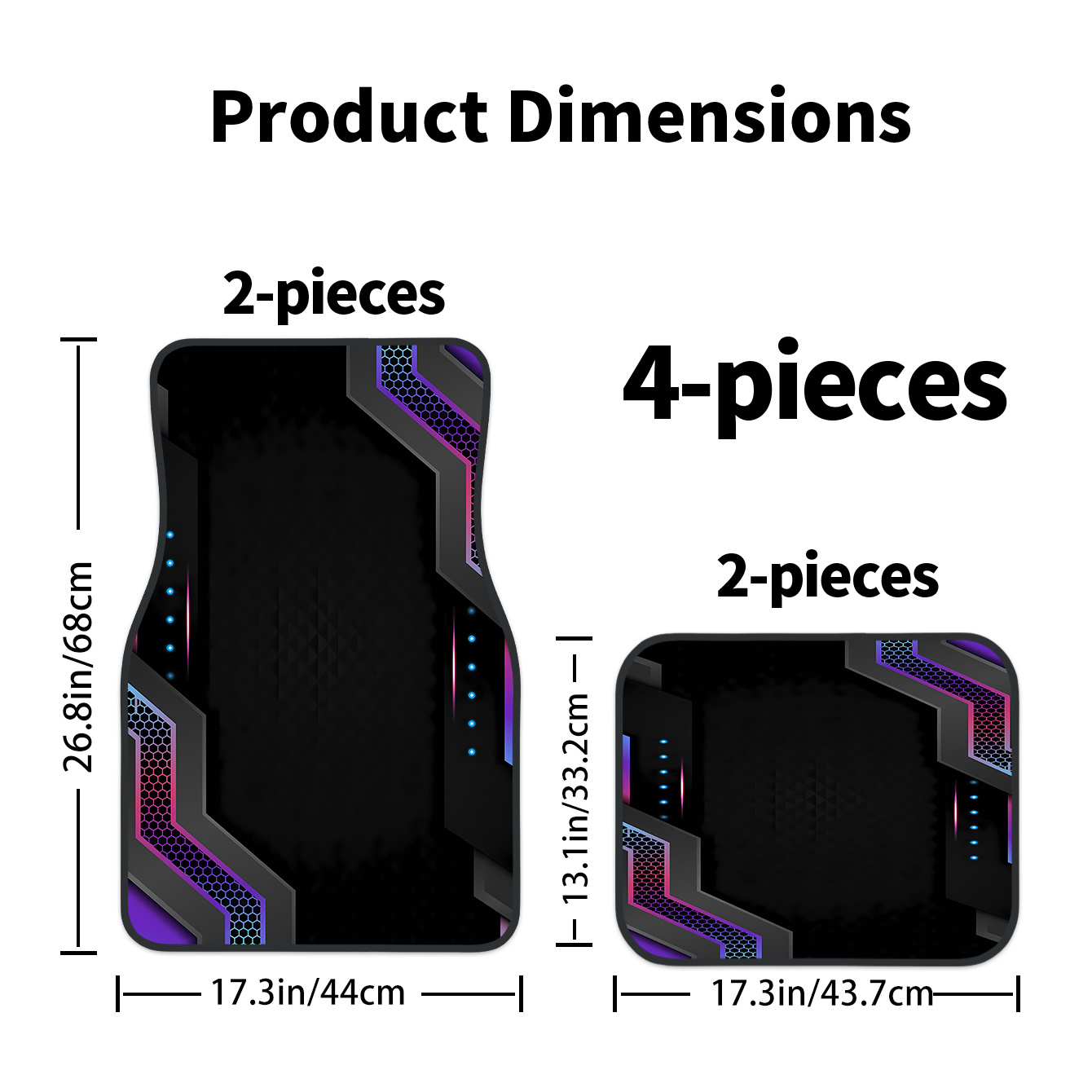 4pcs 2D High-Tech Frame Printe - Tech Protect Accessories recension och pris