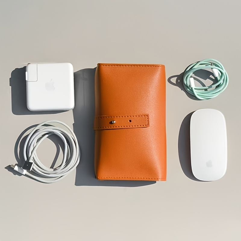 1pc PU Leather Multi-Compartme - Tech Accessories Travel Case recension och pris