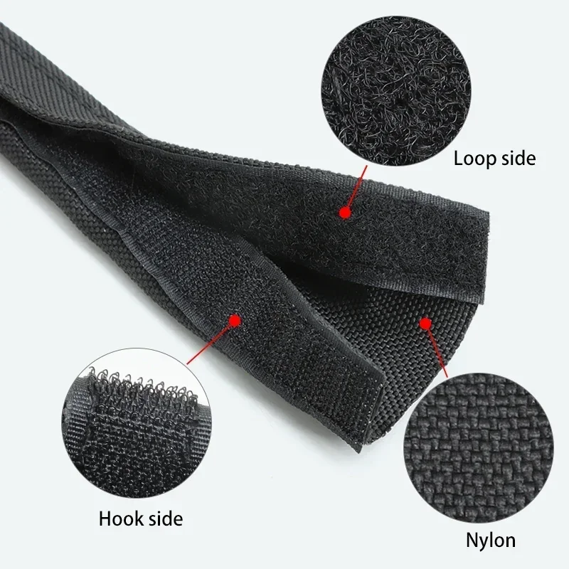 1~10m Self Adhesive PET Braide - Cable Sleeve Neoprene recension och pris