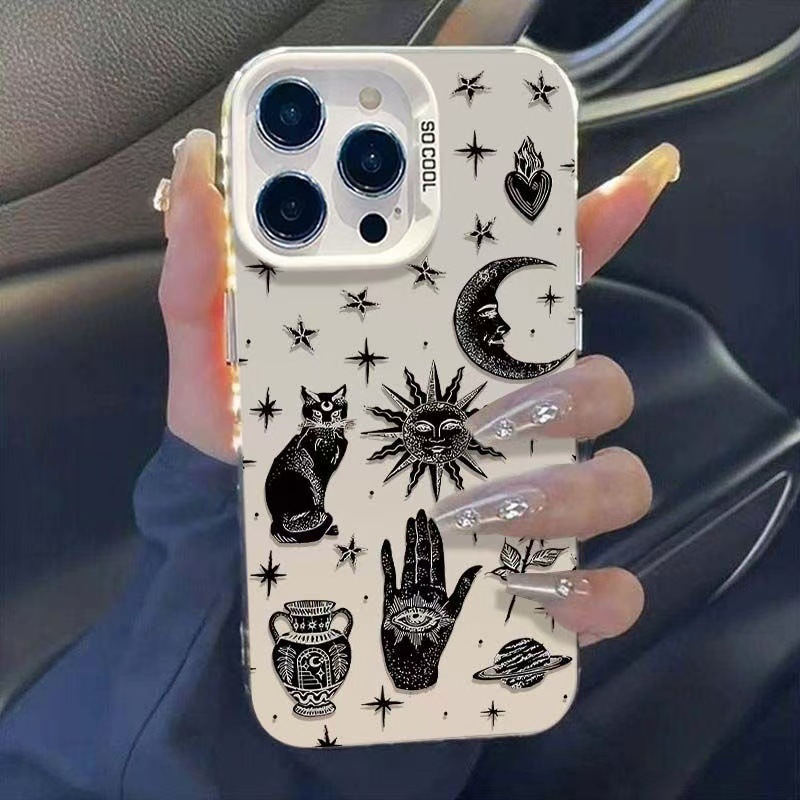 Sun Moon Cat Luxury Phone Case - Tech Accessories Iphone recension och pris