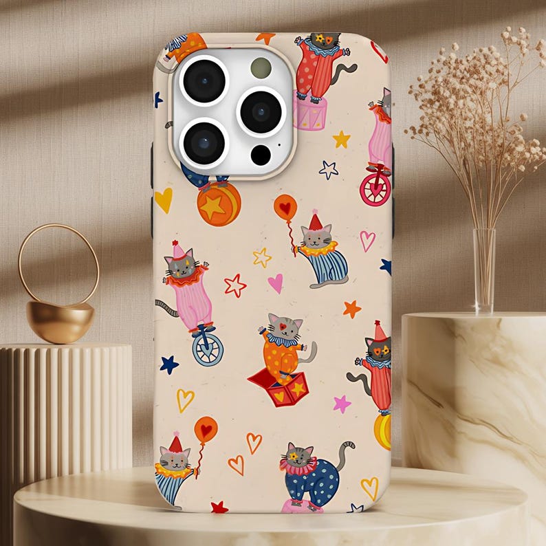 Circus Cat IPhone Case Kitten  - Tech Accessories Iphone recension och pris