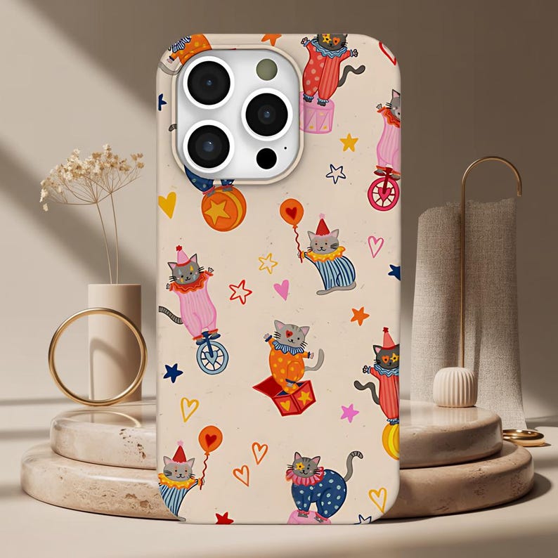 Circus Cat IPhone Case Kitten  - Tech Accessories Iphone recension och pris