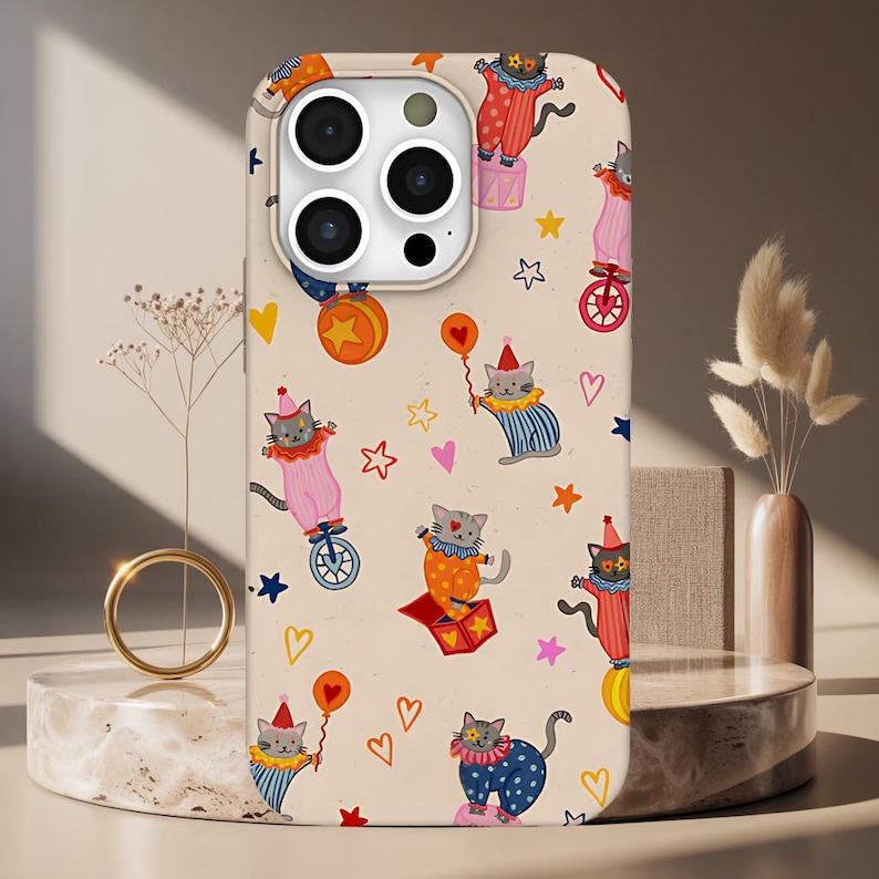 Circus Cat IPhone Case Kitten  - Tech Accessories Iphone recension och pris