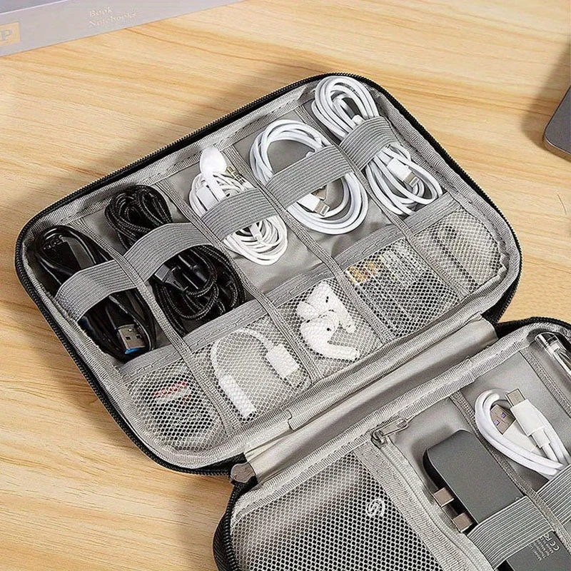 1 Pack Portable Electronic Acc - Tech Accessories Travel Case recension och pris