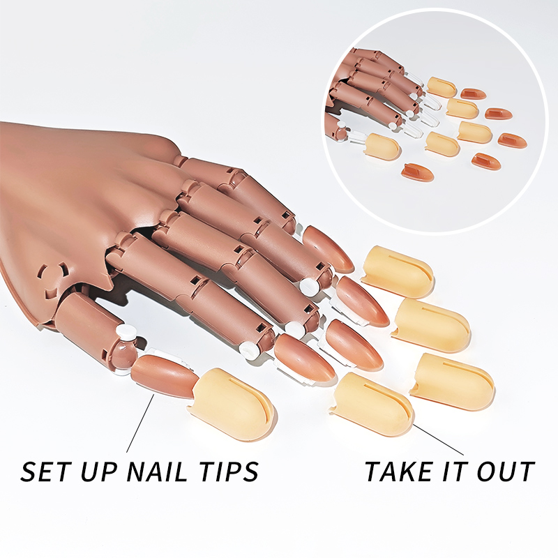 Nail Fake Practice Hand Movabl - Tech Accessories Shop recension och pris