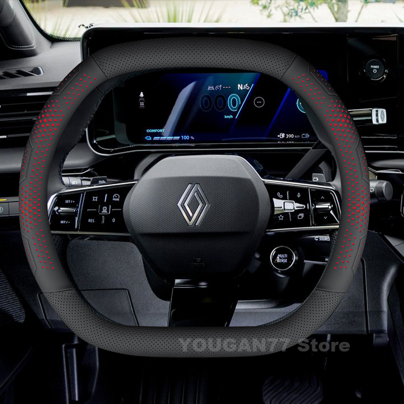 Car Leather Steering Wheel Cov - Tech Accessories Types recension och pris