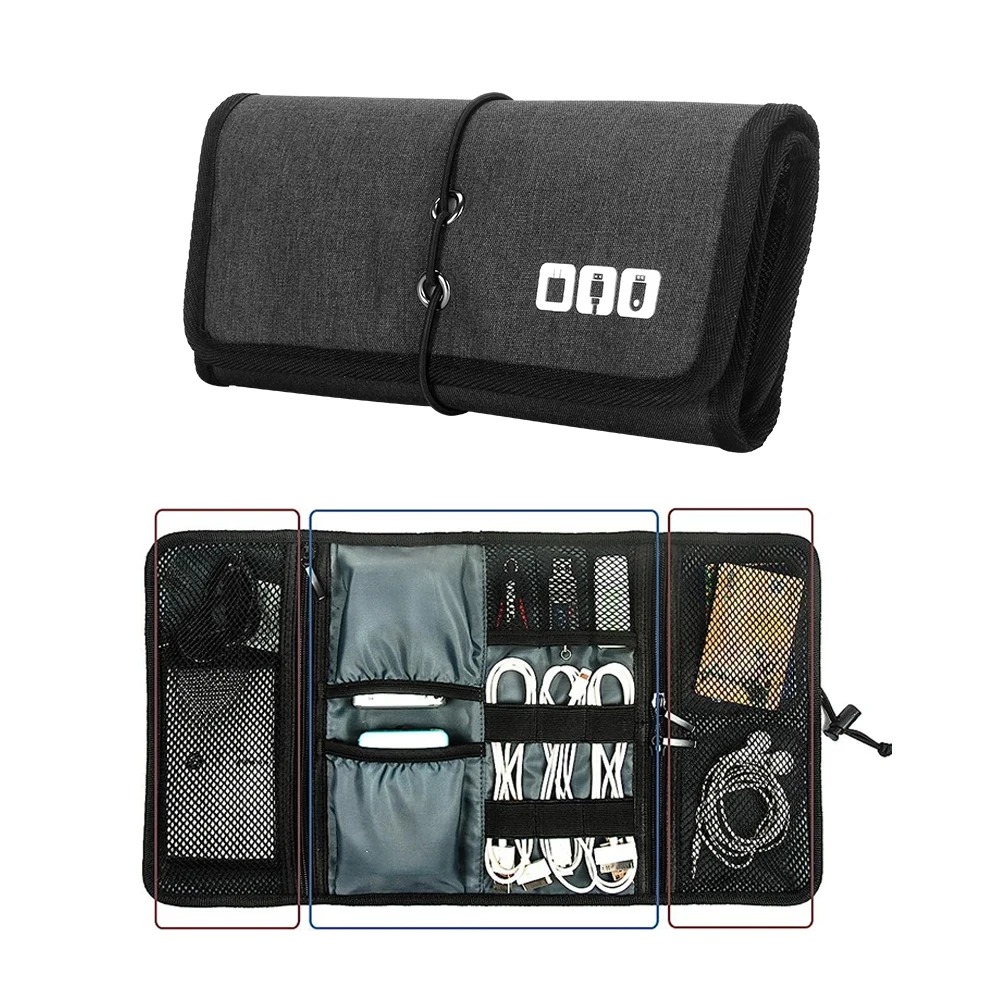 Electronic Organizer Cord Pouc - Tech Accessories Travel Case recension och pris