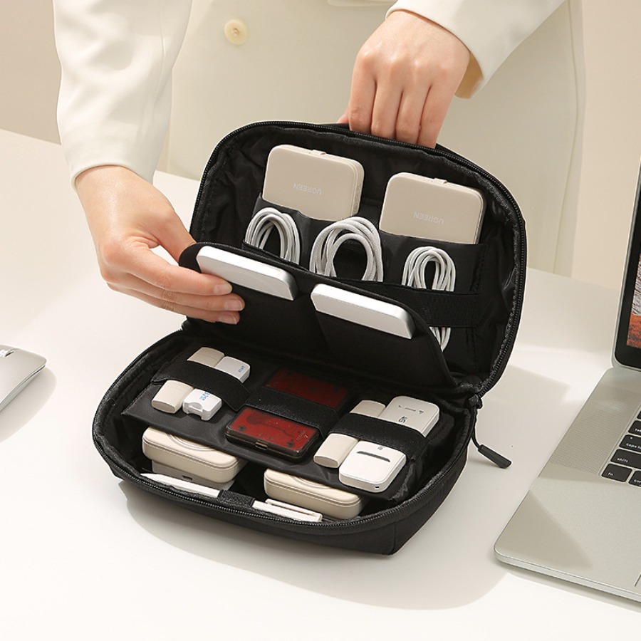 Portable Travel Cord Organizer - Tech Accessories Travel Case recension och pris