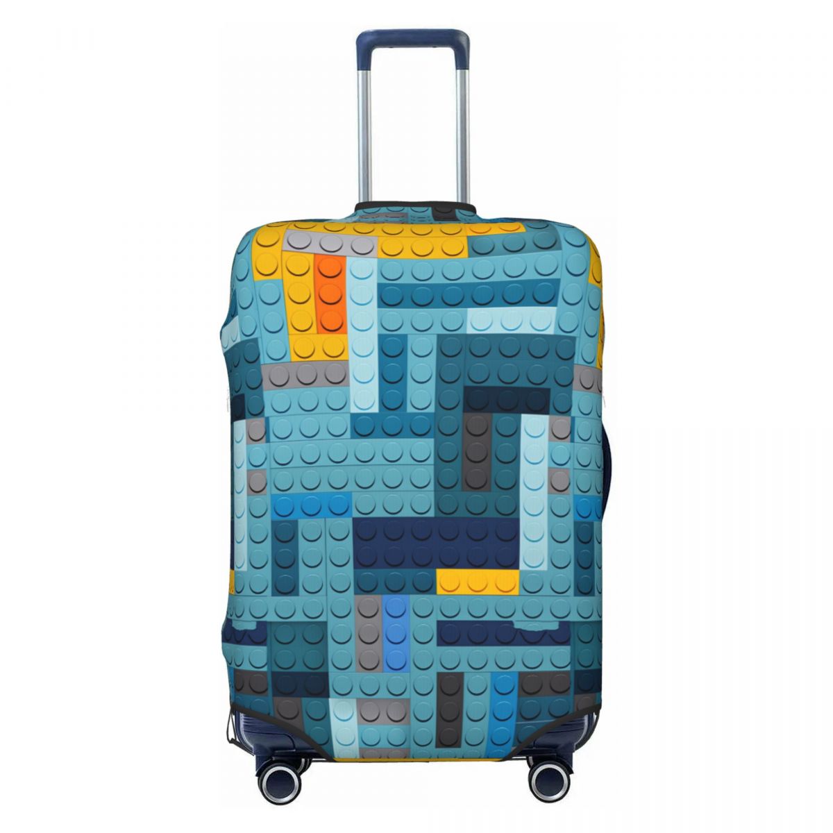 Blue Tech Pixel Building Block - Tech Accessories Travel Case recension och pris